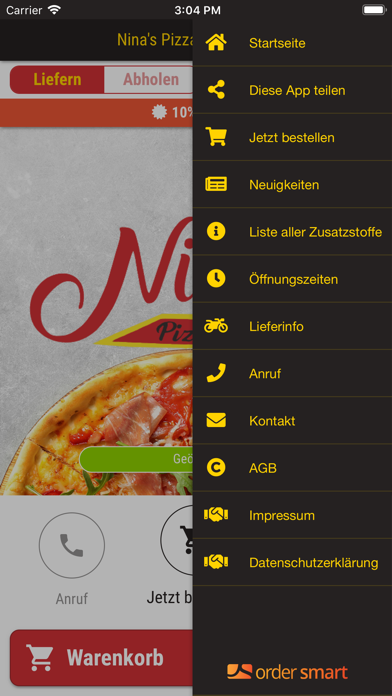 Screenshot #2 pour Nina's Pizza Pasta & Co