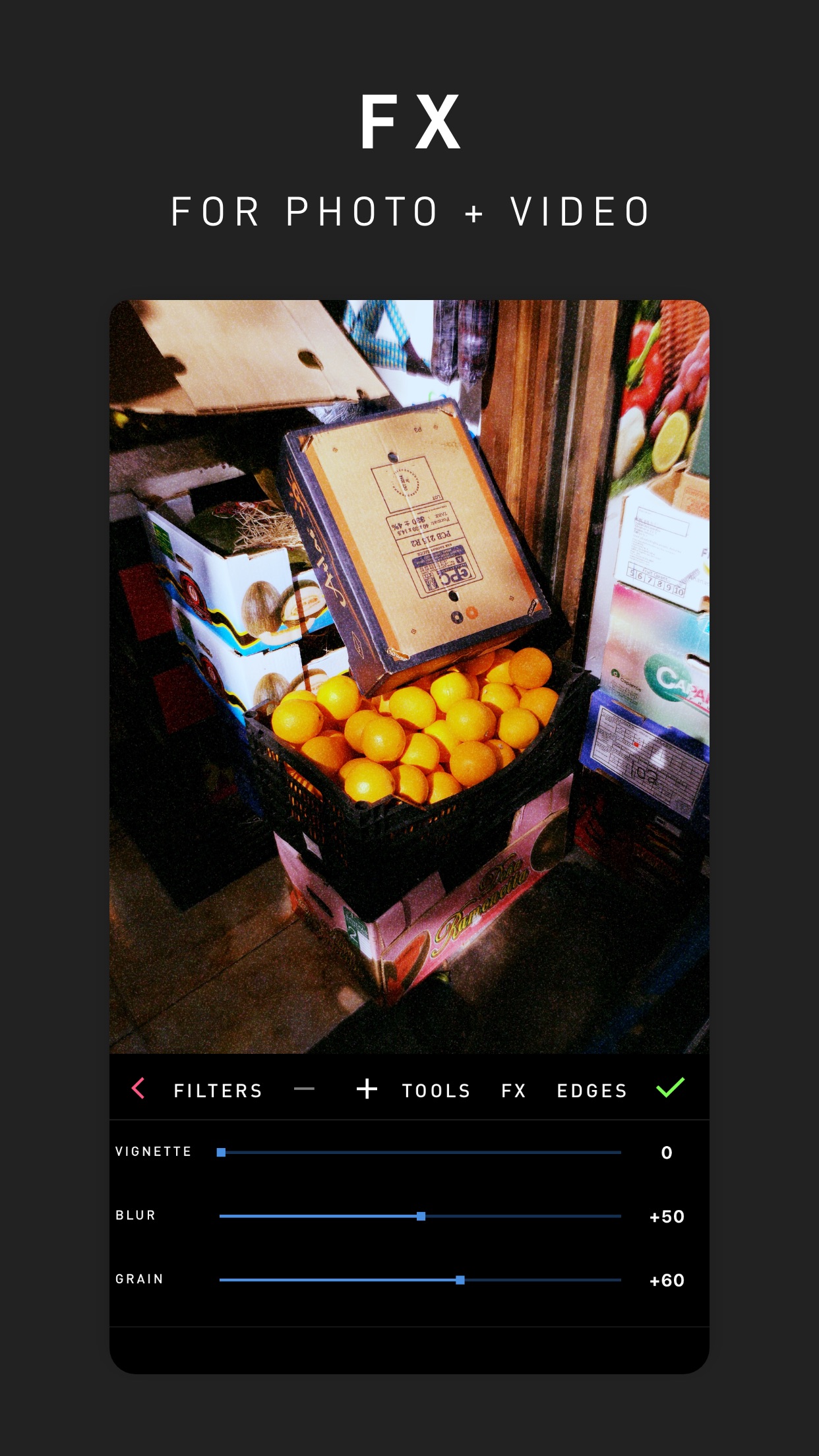 Screenshot do app PICFX ~ Edit Photo & Video