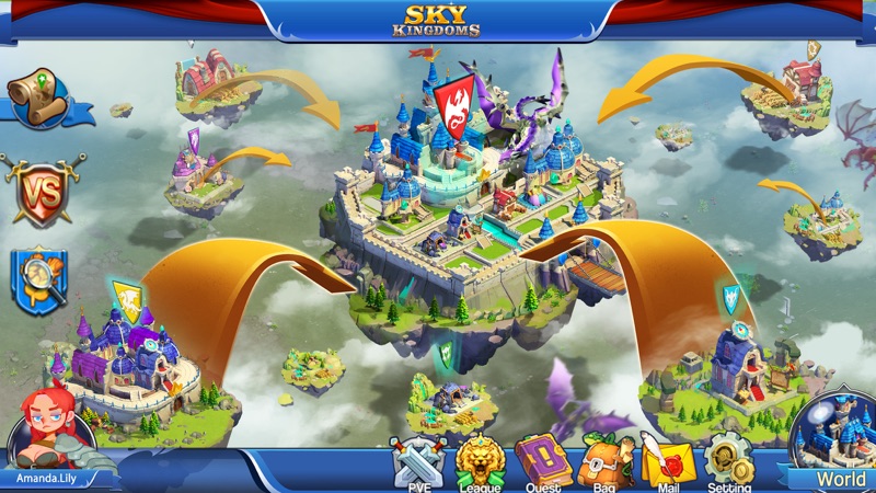 Sky Kingdoms: Dragon War screenshot 5