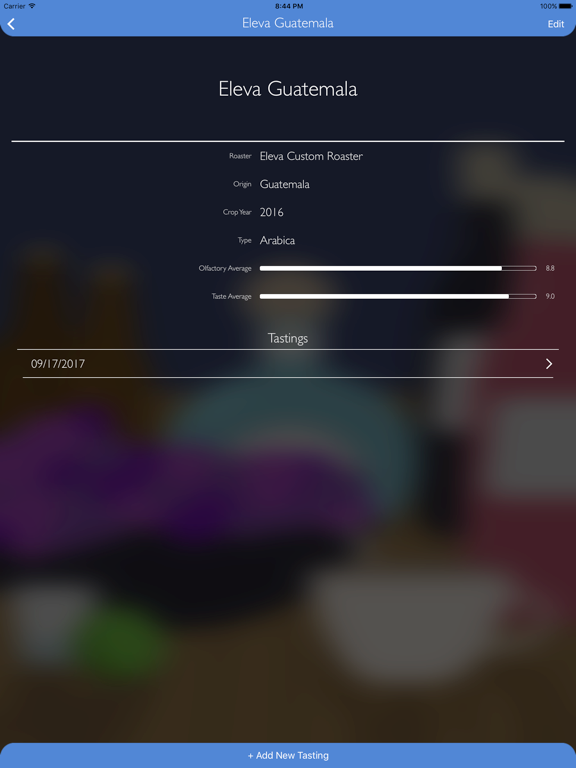 TasteBuddy - Tasting Journal iPad screenshot 4 - Food & Drink app