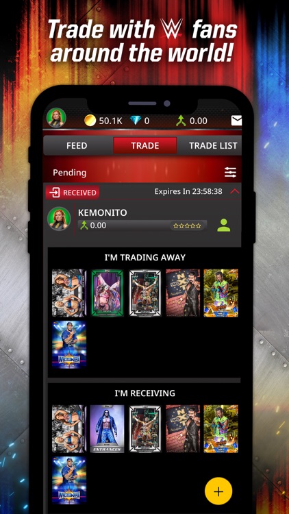TOPPS WWE SLAM: Card Trader