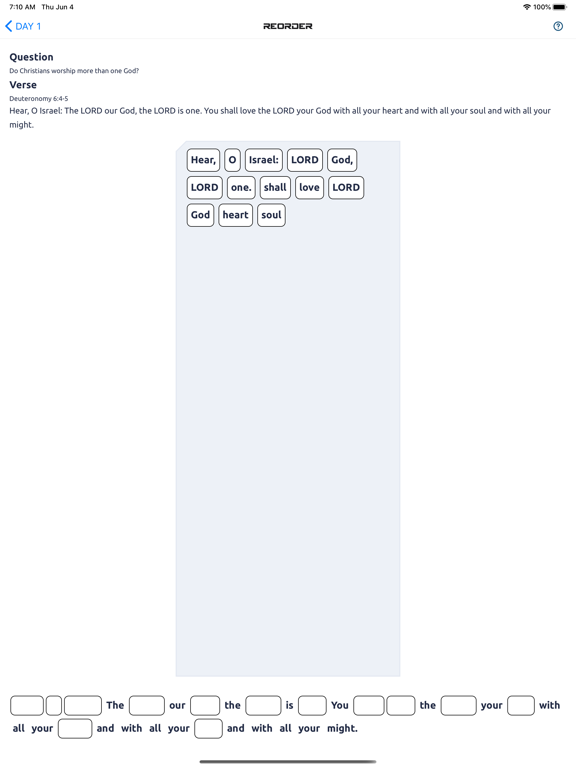 Truth Trackers iPad screenshot