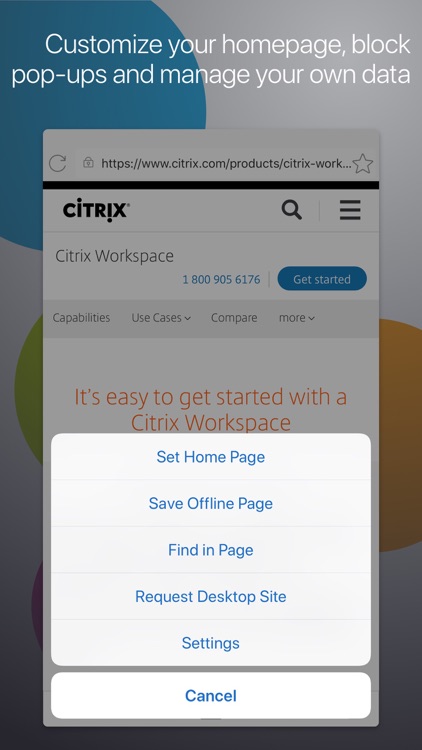 Citrix Secure Web screenshot-3