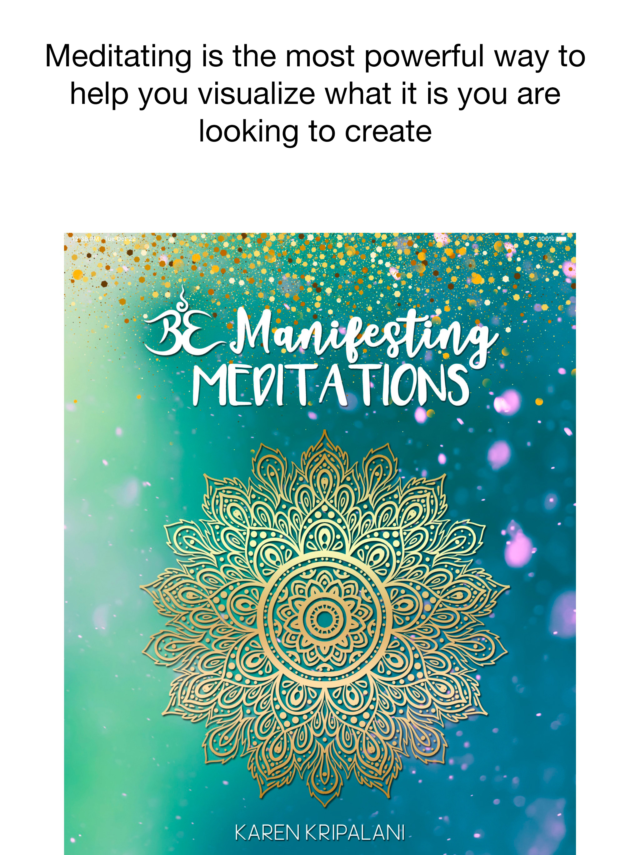 BE Manifesting Meditations