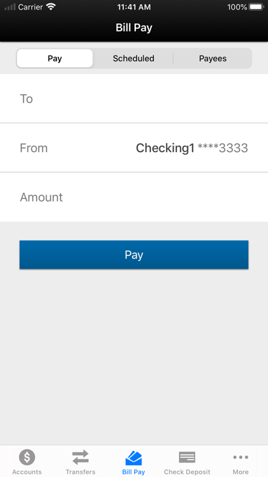 Golden Pacific Bank Screenshot