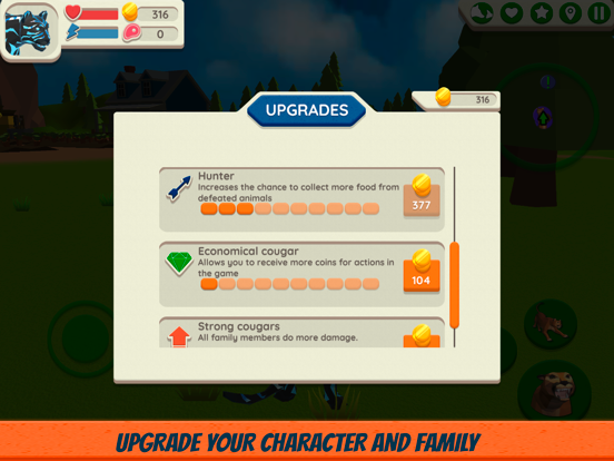 Cougar Simulator: Big Cats iPad screenshot 5 - Games app