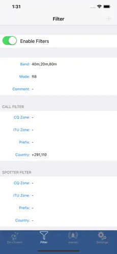 Imágen 5 iCluster - DX-Cluster database iphone