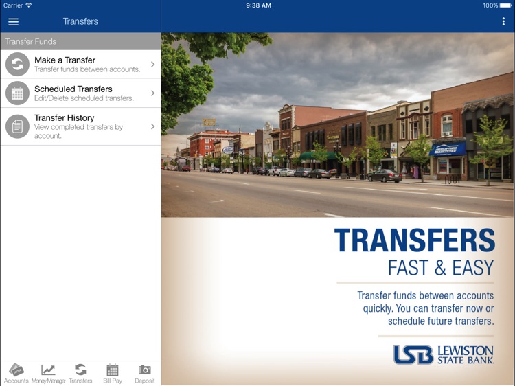Lewiston State Bank for iPad