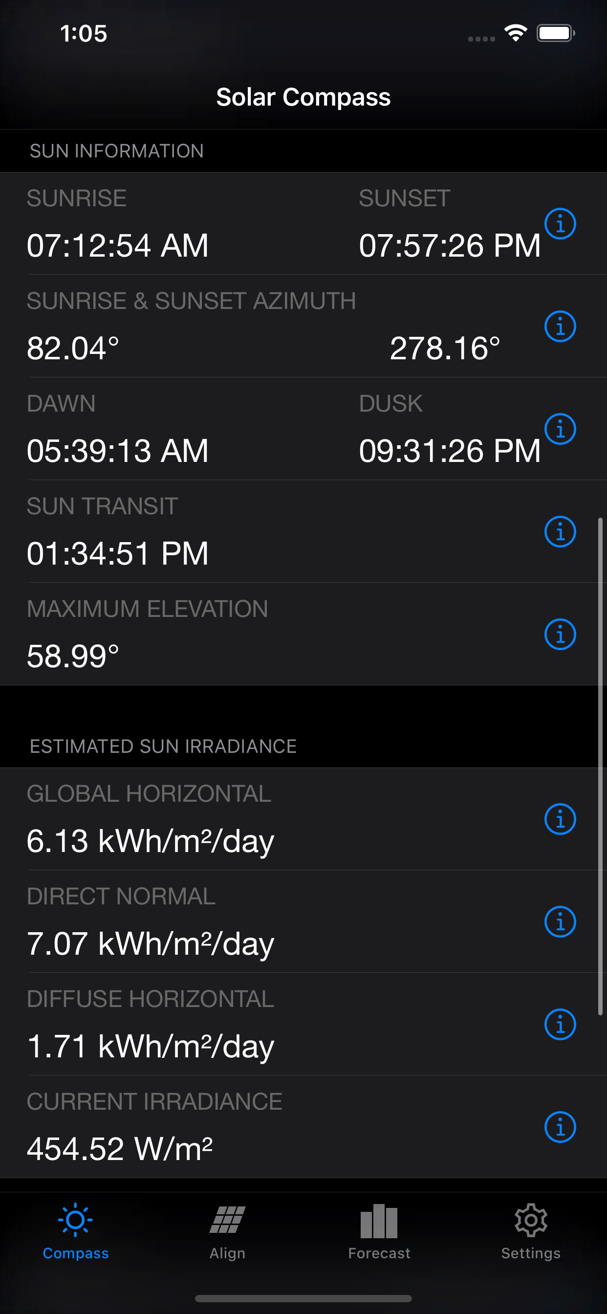 PV Optimizer & Solar compass