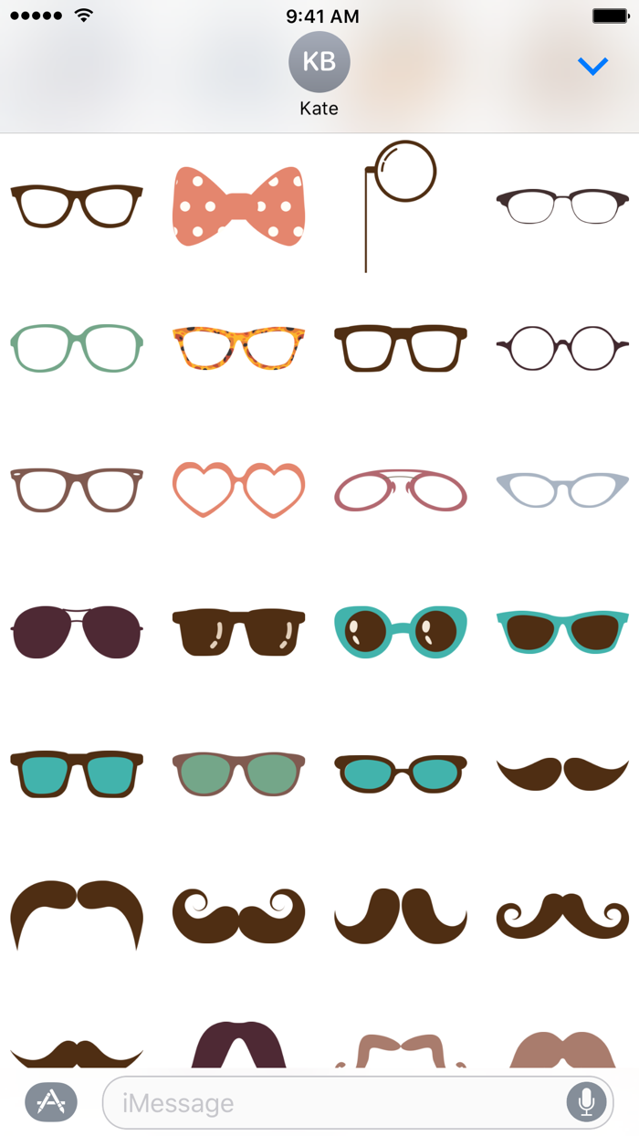 Ultimate Hipster Stickers