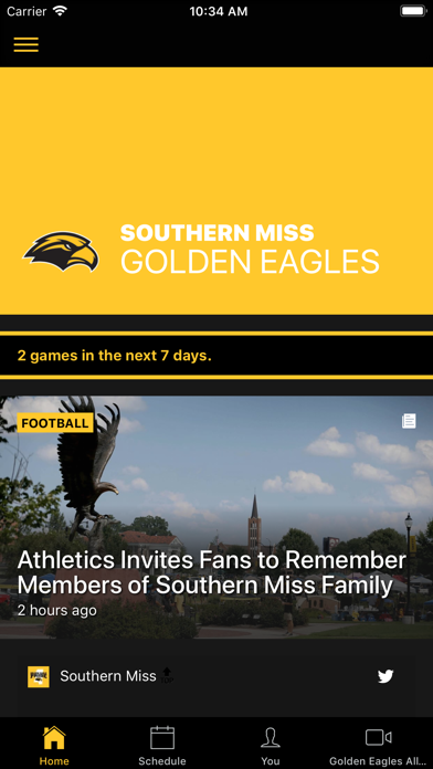 Southern Miss Gameday Screenshot