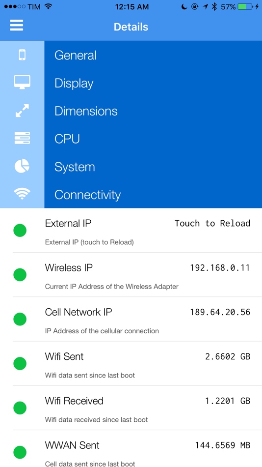 #3. Lirum Device Info Lite (iOS) By: Rogerio Hirooka