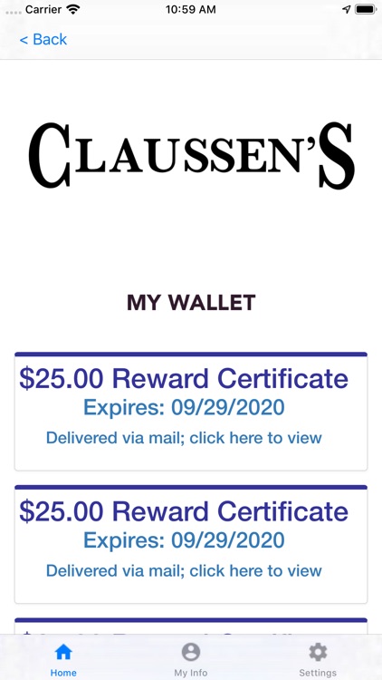 Claussen's Rewards screenshot-3
