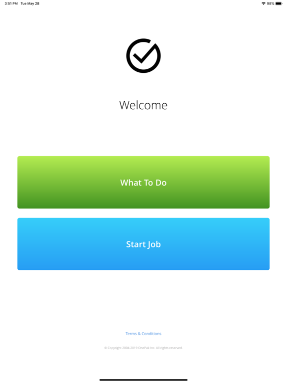 OnePak iPad screenshot 1 - Business app