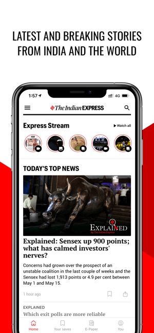 Indian Express News + ePaper
