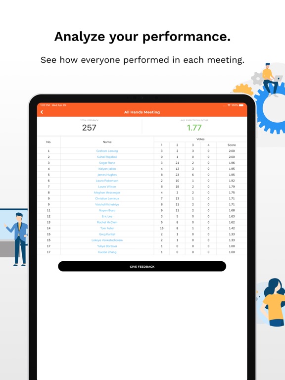 Feedback - Next Jump iPad screenshot 5 - Business app