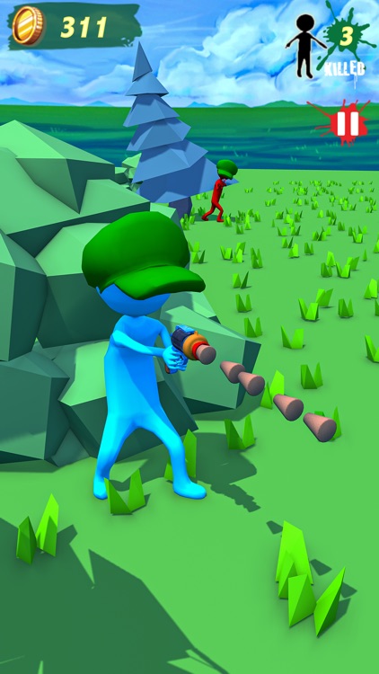 Water and Paintball shooty War