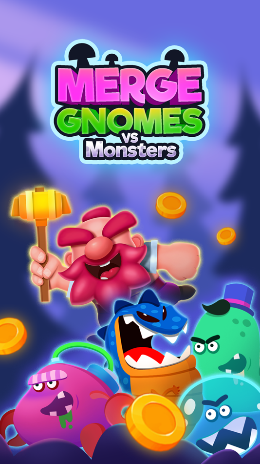 #5. Merge Gnomes Vs Monster! (iOS) By: Rhino Games LLC