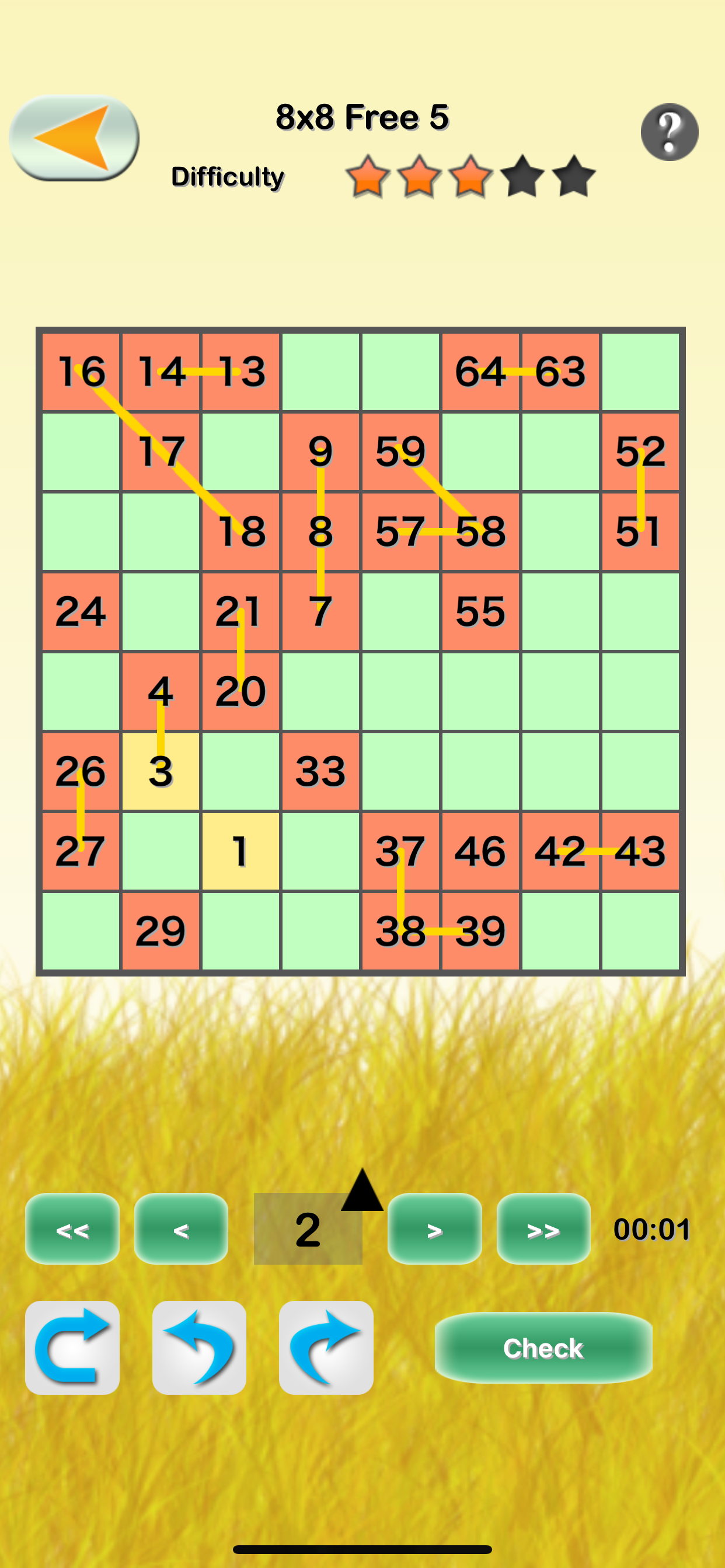 Number Join - Connect Diagonal