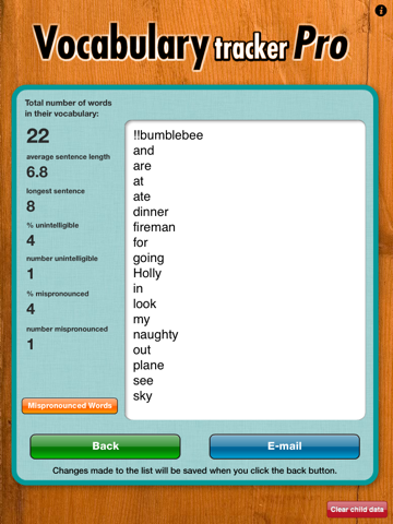 Vocabulary Tracker Pro screenshot 3