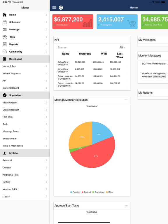 BigY Connect iPad screenshot 4 - Productivity app