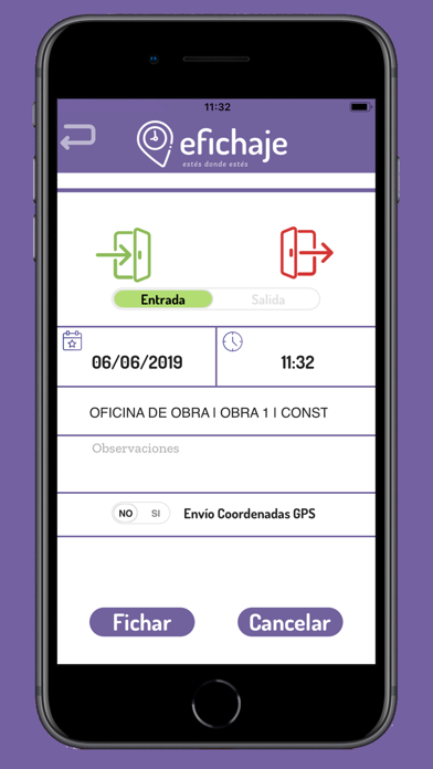efichaje Screenshot