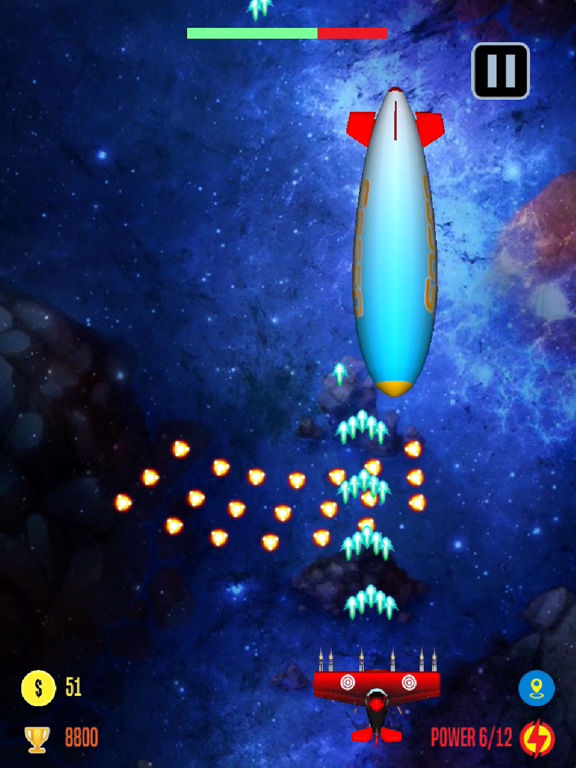 Air Force - Space Shooter iPad screenshot 9 - Games app