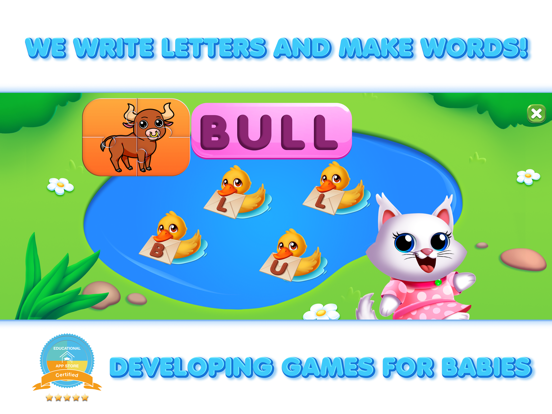 Kinderspellen:leer ABC-letters iPad app afbeelding 2