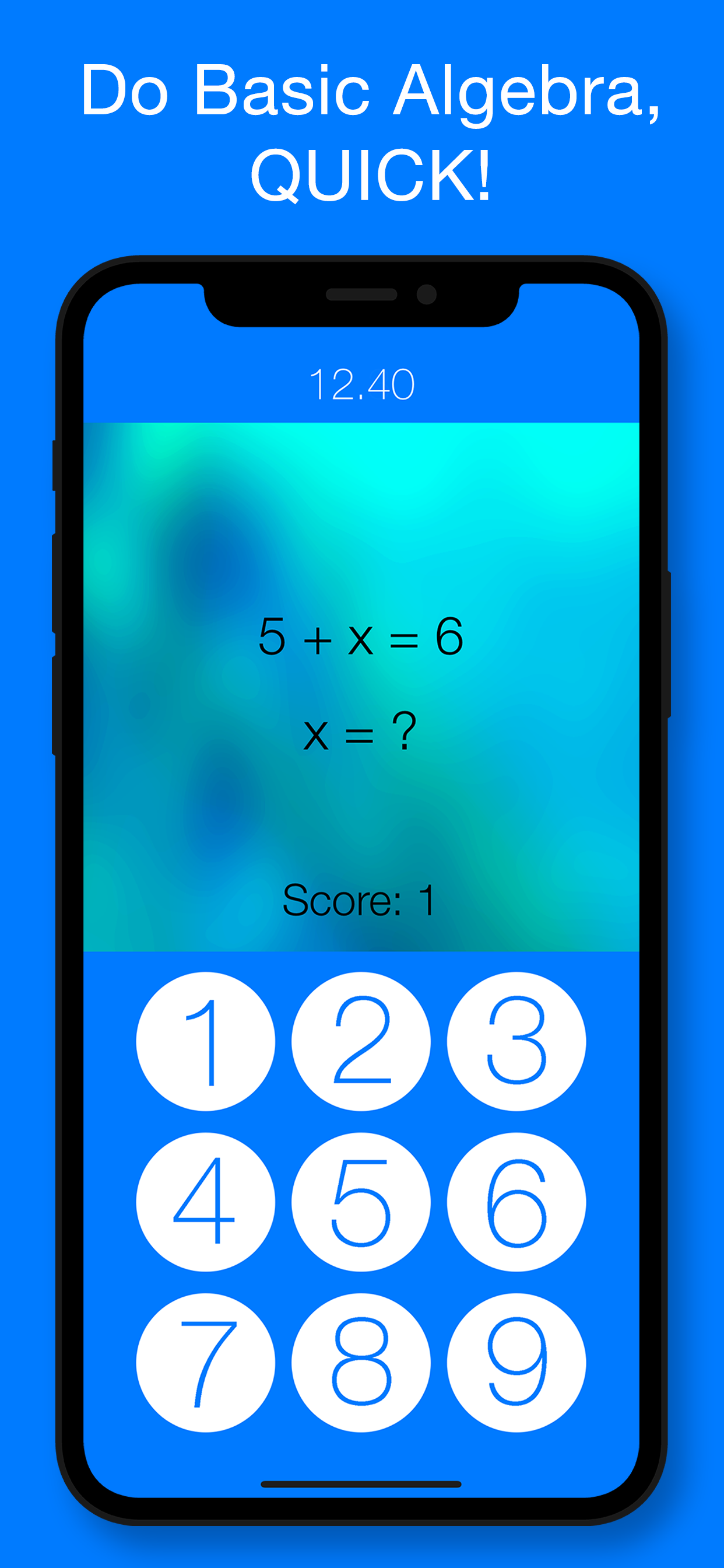 Algebra Game with Equations