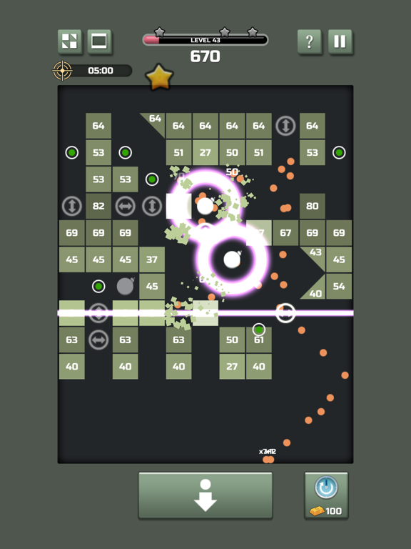 Super Bricks : Bricks Breaker iPad screenshot 5 - Games app