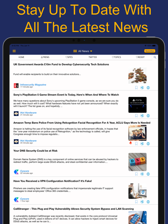 Screenshot #4 pour CyberNews - Cyber Security