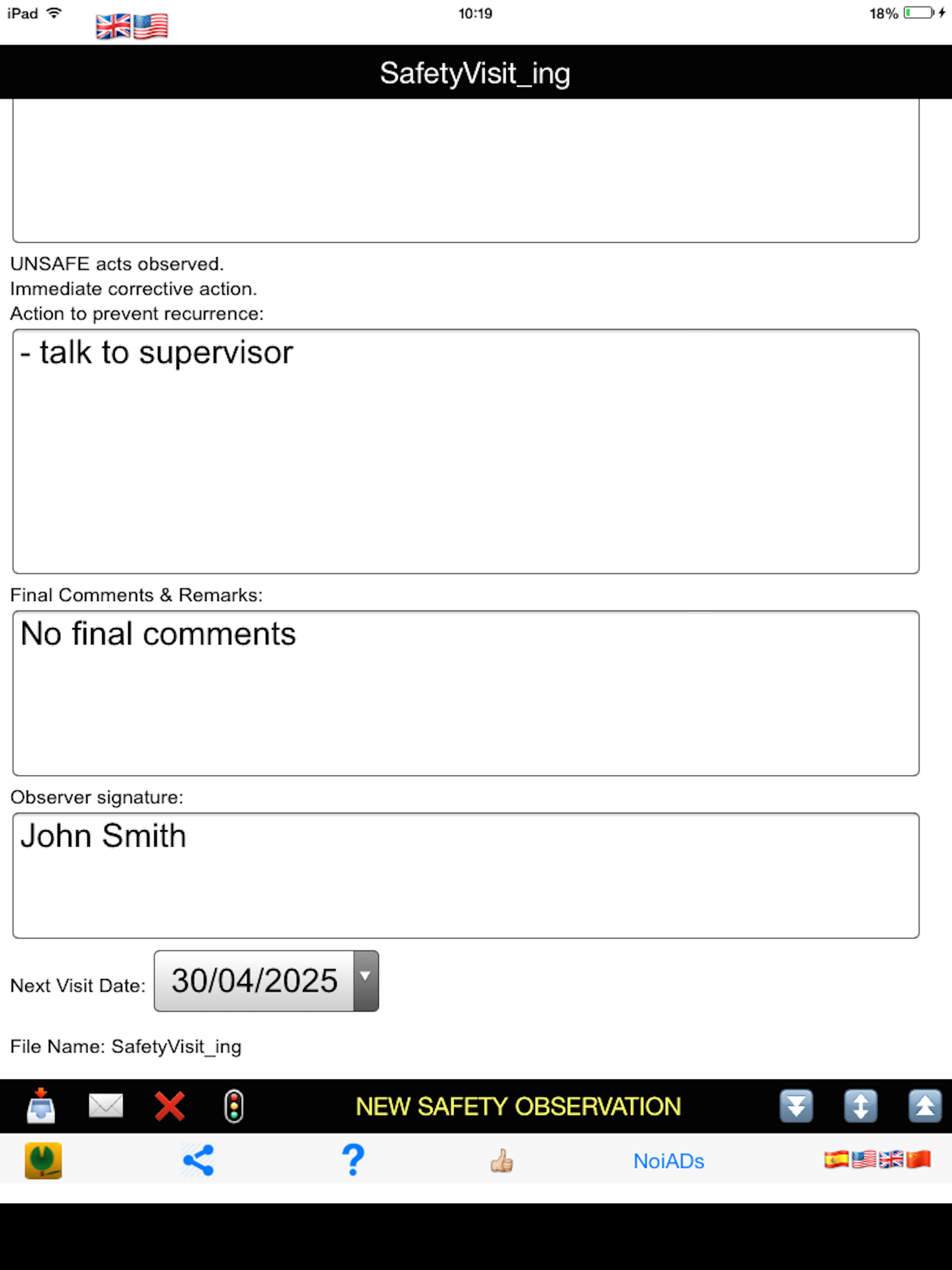 Easy Safety Visits screenshot 14