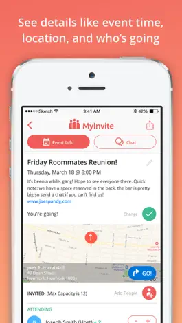Game screenshot MyInvite - Invite. Chat. Go! hack