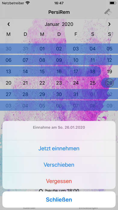Persistent Pill Reminder Screenshot