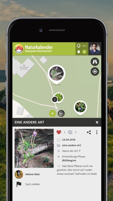Naturkalender Oberösterreich Screenshot