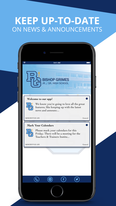 How to cancel & delete Bishop Grimes Jr/Sr High from iphone & ipad 1