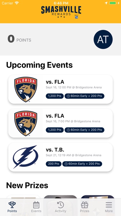 Nashville Predators Rewards