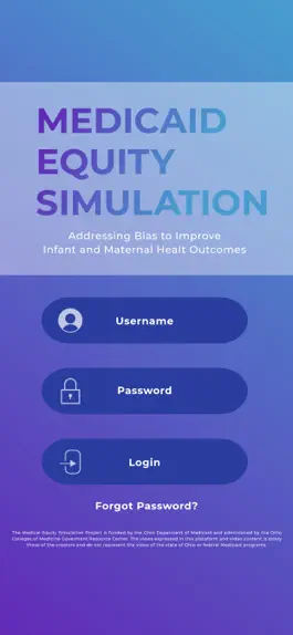 Game screenshot Medicaid Equity Simulation apk