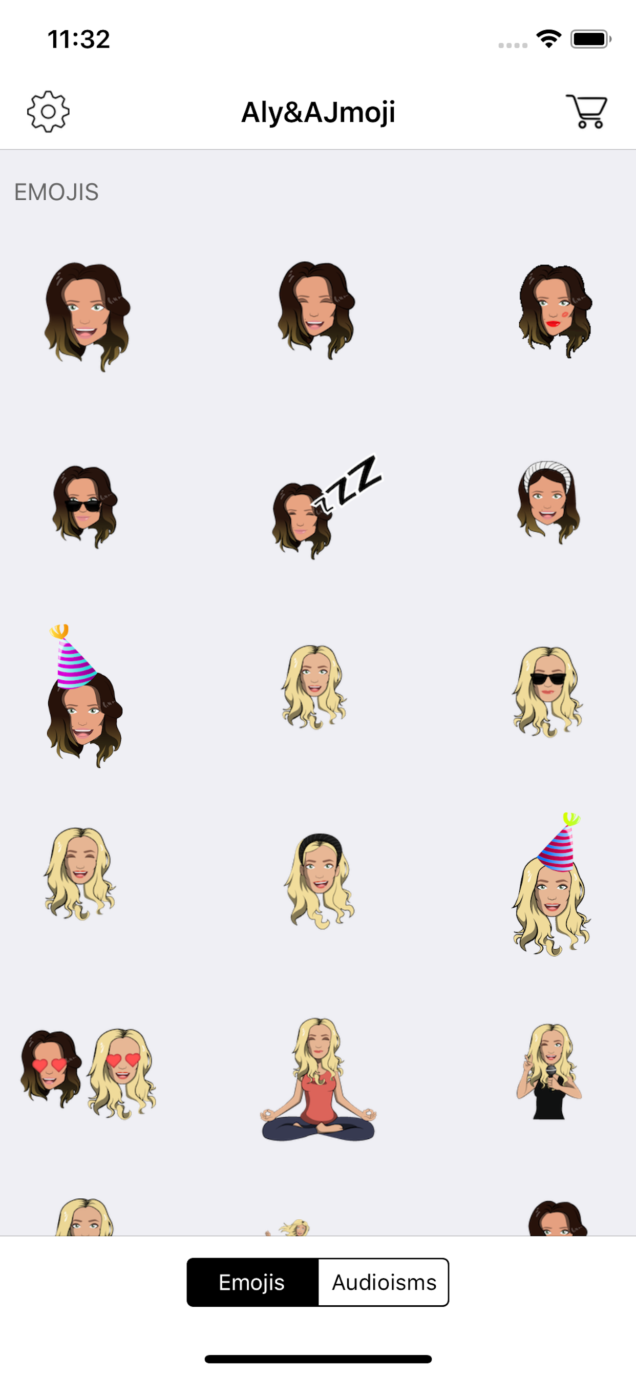 Aly&AJmoji with Audioisms