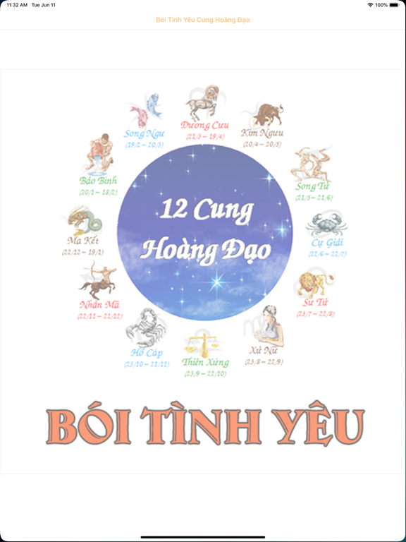 Screenshot #4 pour Bói Tình Yêu Cung hoàng đạo