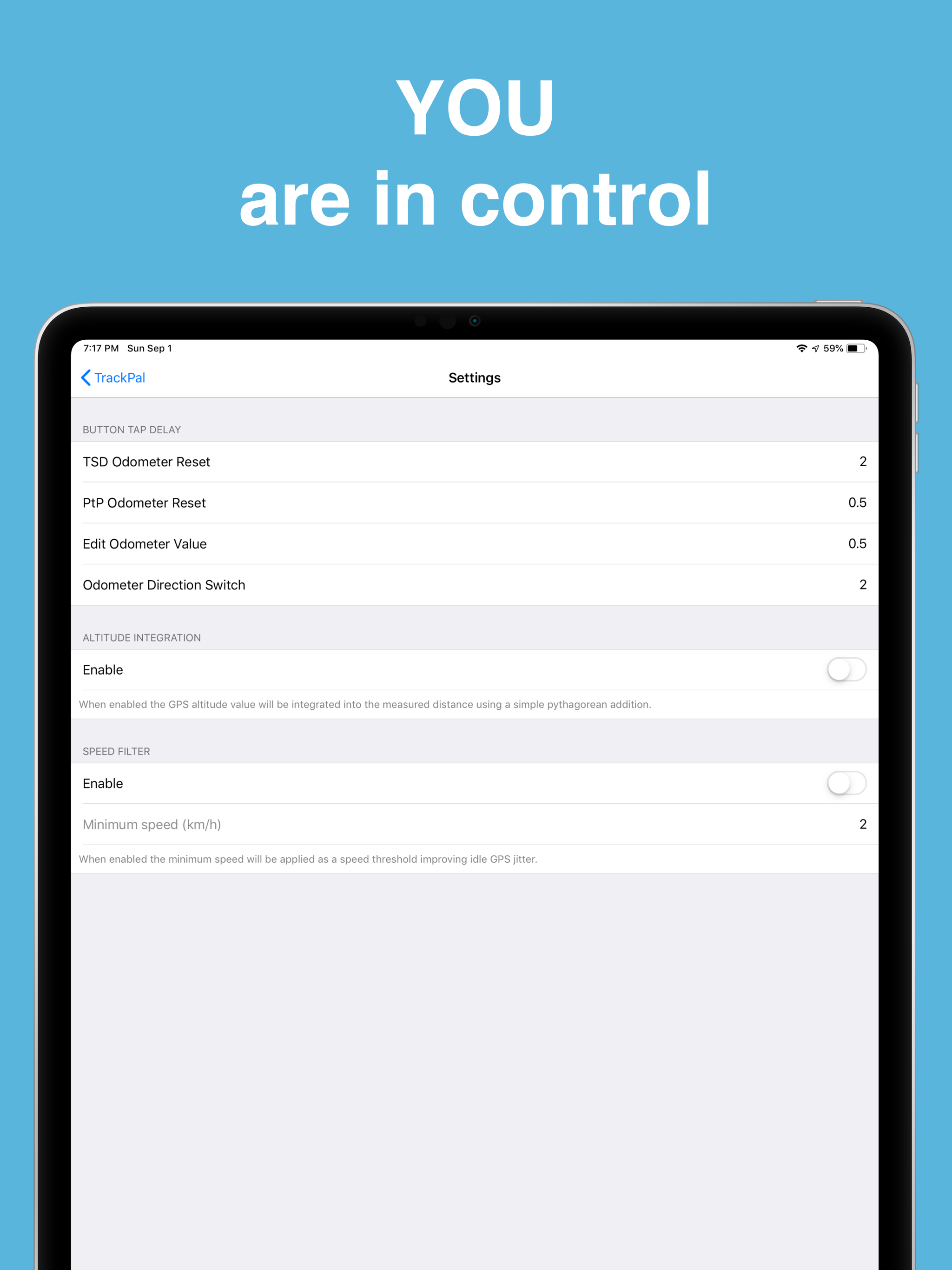 TrackPal Lite