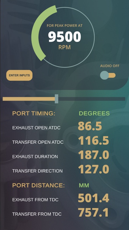 2 Stroke Porting Calculator