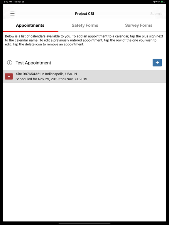 Screenshot #5 pour Project CSI Survey App