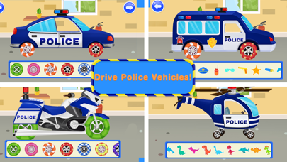 Kids Police Car Driving Game Screenshot