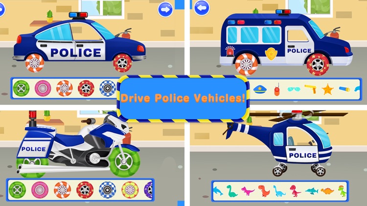 Kids Police Car Driving Game