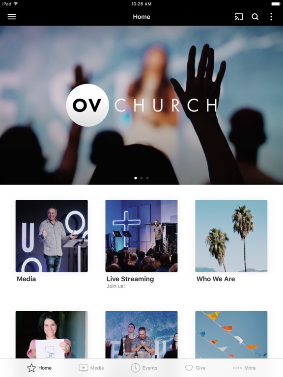 OV Church iPad screenshot 1 - Lifestyle app