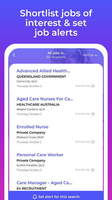 Aged Care Jobs Australia Screenshot
