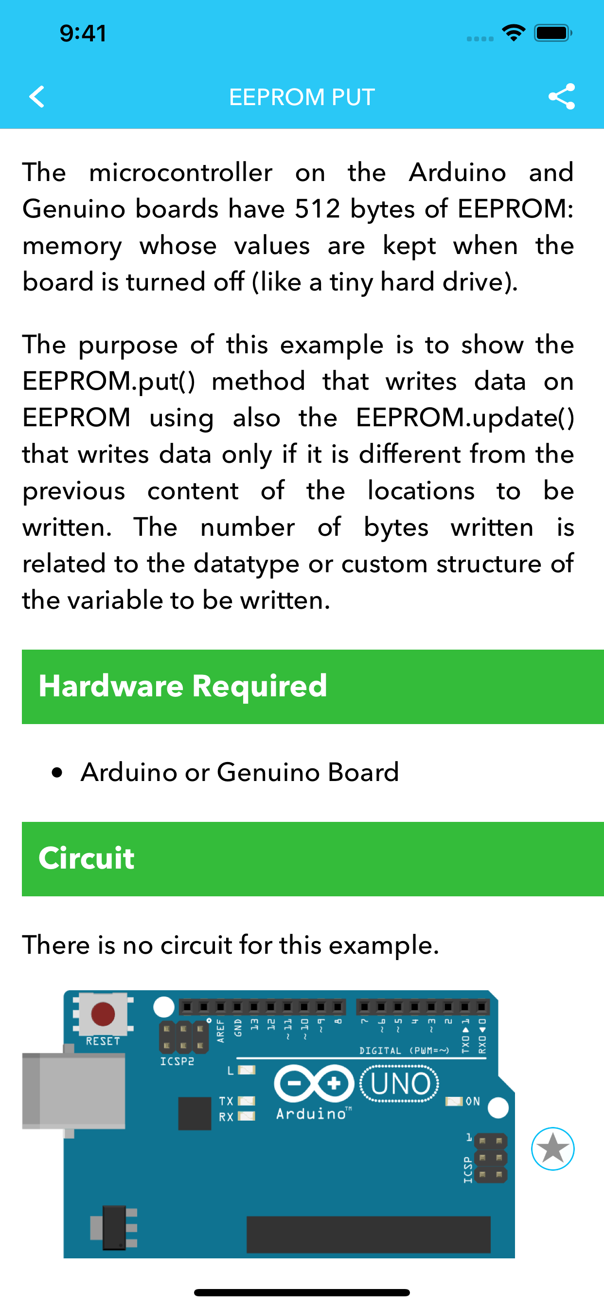 Arduino Pocket Reference
