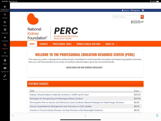 NKF KDOQI iPad screenshot 7 - Medical app