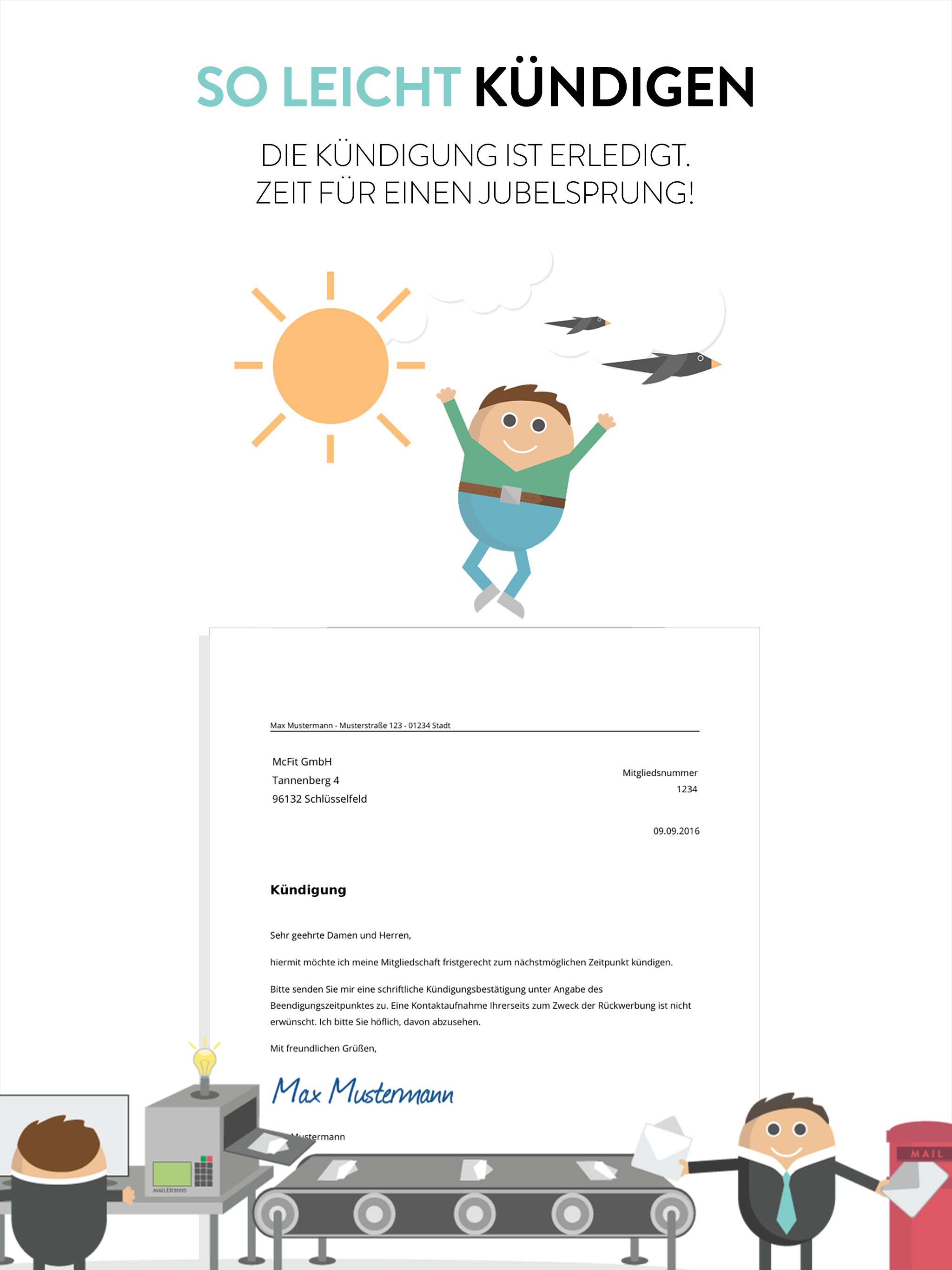 Kündigung - Verträge kündigen
